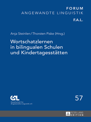 cover image of Wortschatzlernen in bilingualen Schulen und Kindertagesstätten